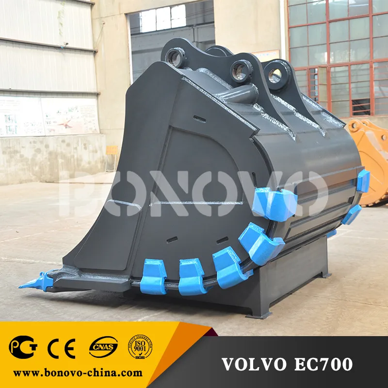 Excavator Bucket 8-30 Ton Machinery Attachment for BOBCAT Bucket for Excavator Pc180 Size Wide 80cm and 100cm Standard Bucket