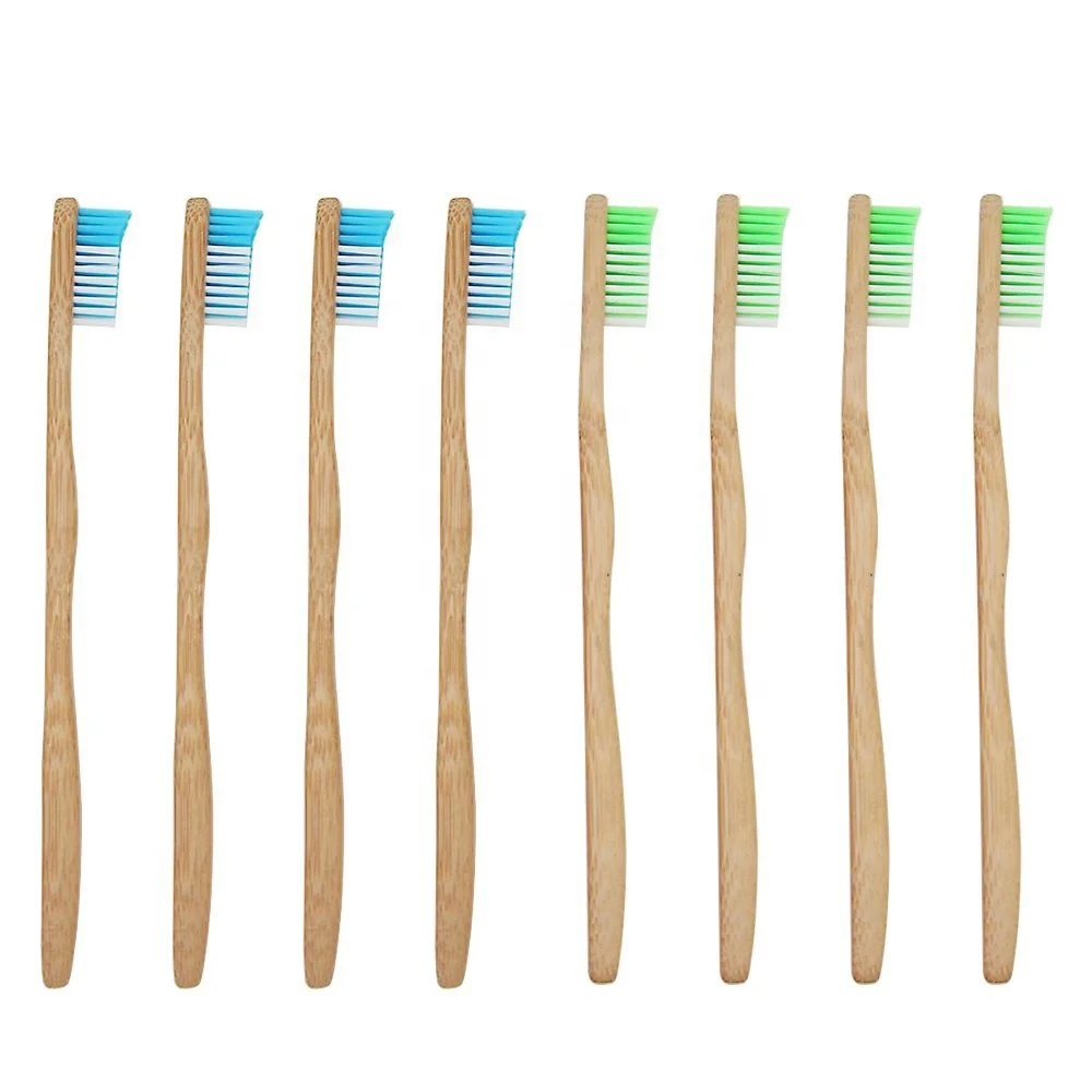 Wholesale Personalized Adult and Kids Wooden Custom Bamboo Toothbrush