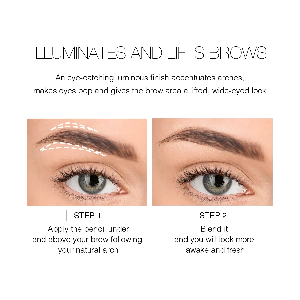 Menow P134 Cosmetic Makeup Perfect Shape Eyebrow Enhancer Highlighter Pencil