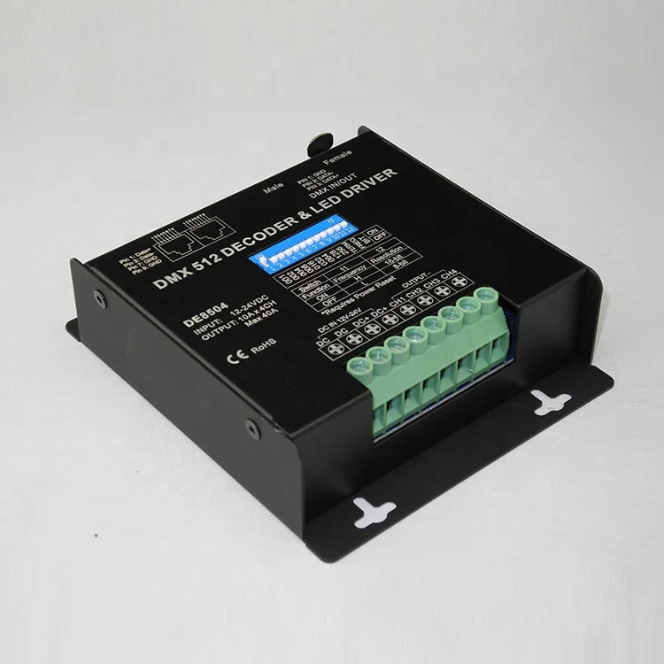 DC12-24V RGBW controller DMX512 decoder