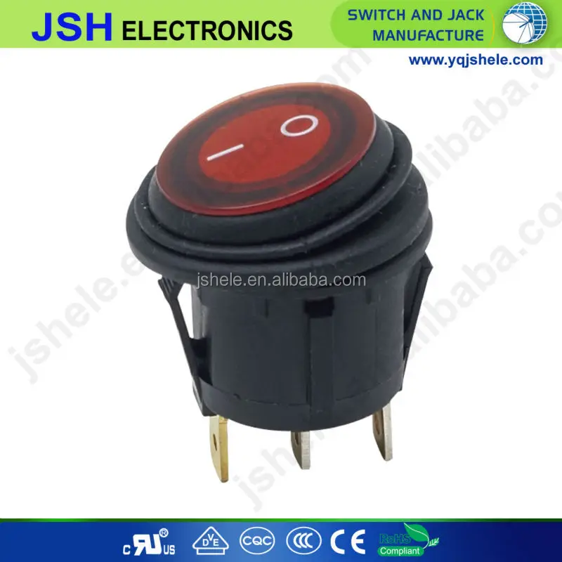 KCD 10A 250V AC T125 16A 125(250)V AC T85 Waterproof Rocker Switch/Electric switch