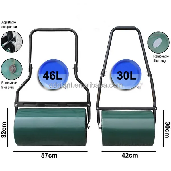 gardening tools manual water filled lawn roller