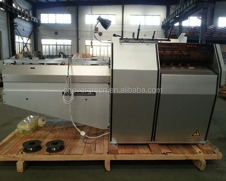 Shanghai China made book stitching machine, super quality auto saddle stitching machine