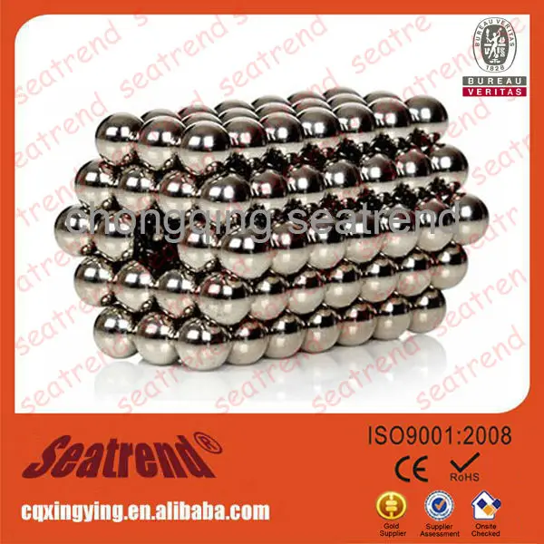 Золото / никель / Щепка / черный / красный / зеленый / Буле 3мм 15мм N35 Магнит с мячом фигуры