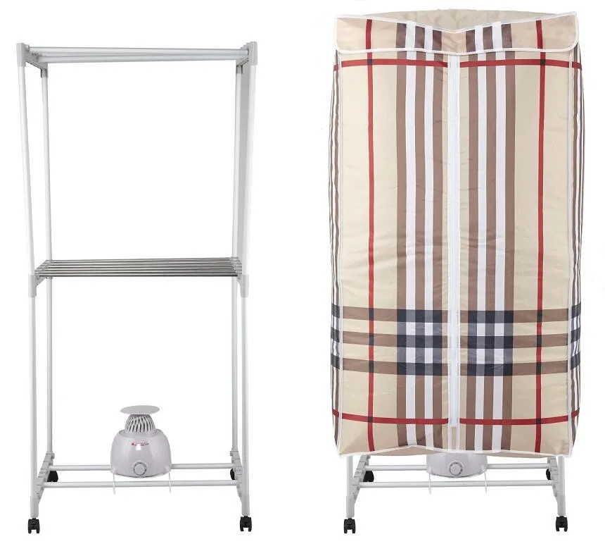 H-806F Stainless steel Wardrobe foldable cloth hanger dryer Secadora de ropa