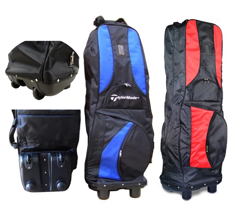 factory price golf travel bag cover with wheels
