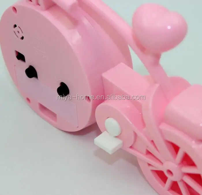 Candy colors Creative Portable mini children student alarm clock / bicycle shape Desk Table Alarm Clocks