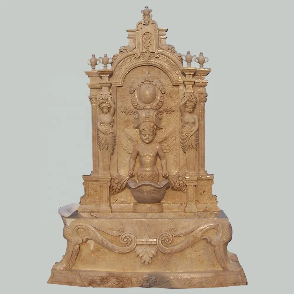 stone water fountain wall fountain garden waterfalls