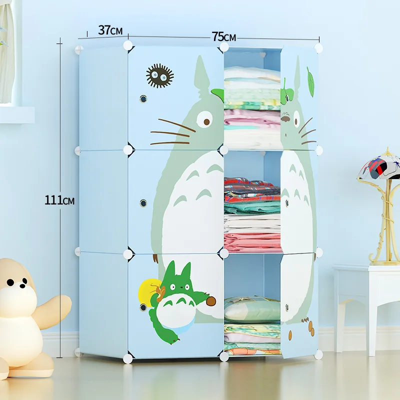 Portable Kid Wardrobe Child Dresser Clothes Closet Baby Bedroom Armoire