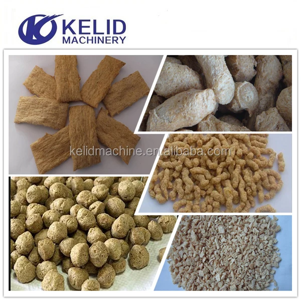 Full Automatic High Quality Extruder Soya Bean Protein Machine