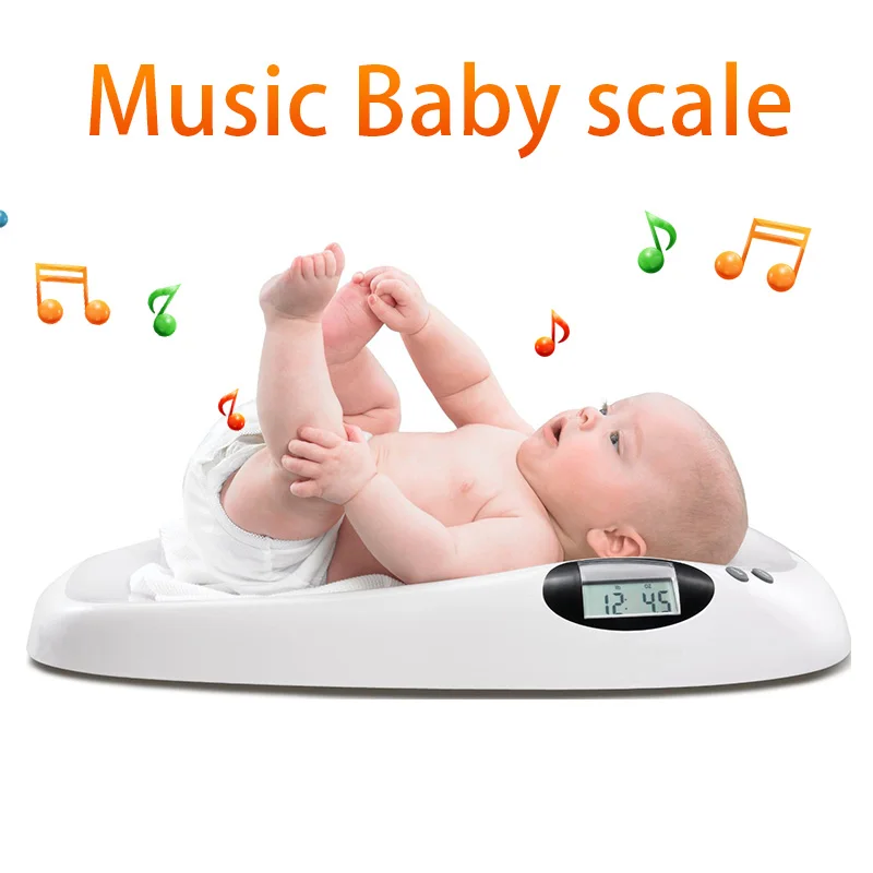 Factory customization large size High precise 20KG White Measure Infant Electronic Weighing Digital Baby Scale