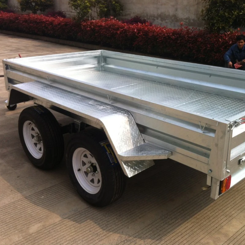 Factory Price Strong Box Utility Double Axle 10X5 Trailer