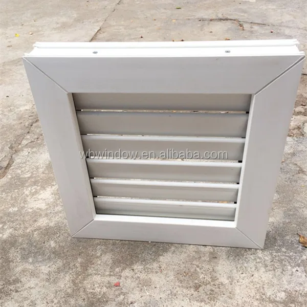 Ventilation plastic window PVC louver for bathroom