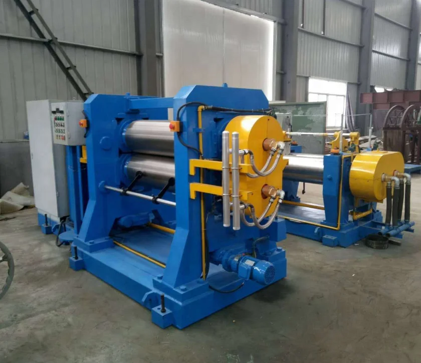 scrap rubber machine/two roll mixing mill/rubber tyre calender