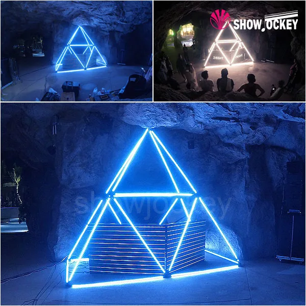 Showjockey pixel RGB LED light bar artnet DMX control stage light strip lighting 1m