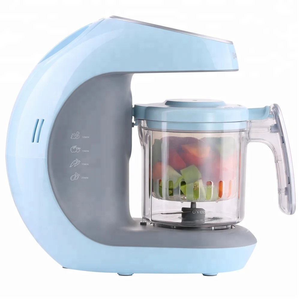 200ml Wide water tank Useful Electric Digital display baby food processor/baby food maker /baby food blender