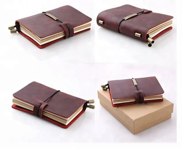 Leather Handmade Journal to Write in Notebook Refillable Diary for Men Women Writers Artist Poet Gift for Him