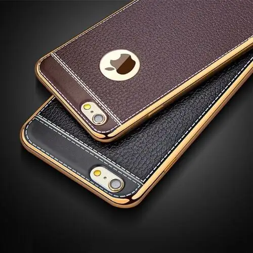 Shockproof TPU Leather Case For iPhone X XS XR XS Max Back Cover Bumper Case For iPhone X/XR/XS Max/8 7 Plus Phone Case