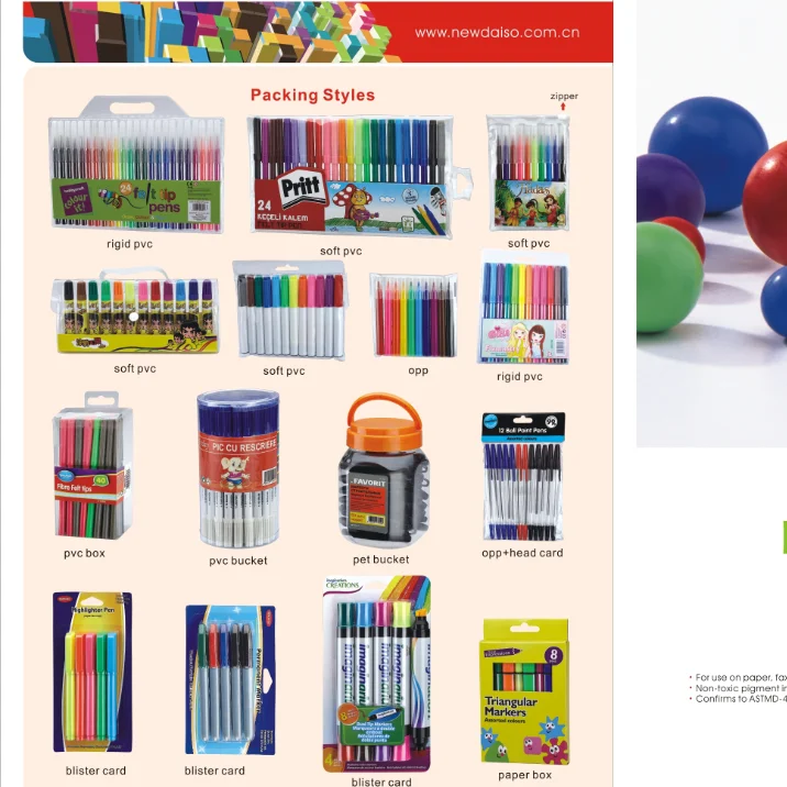 2023 cheap eco-friendly 12 colors permanent fabric marker non-toxic clothing laundry marker pen creative textile pen with clip