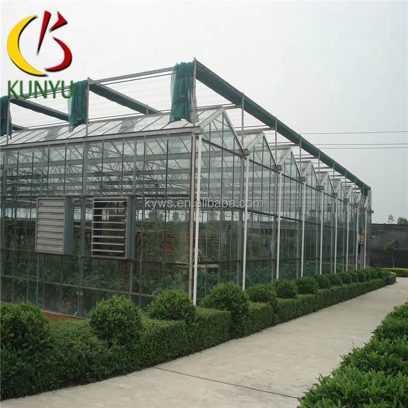 Sawtooth type glass greenhouse cost wood and glass greenhouse