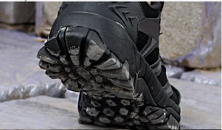 DFFB01 Tactical 3 seonds quick free lock wire system shoe laces sports duty shoes with breathable insole anti slipery duty shoes