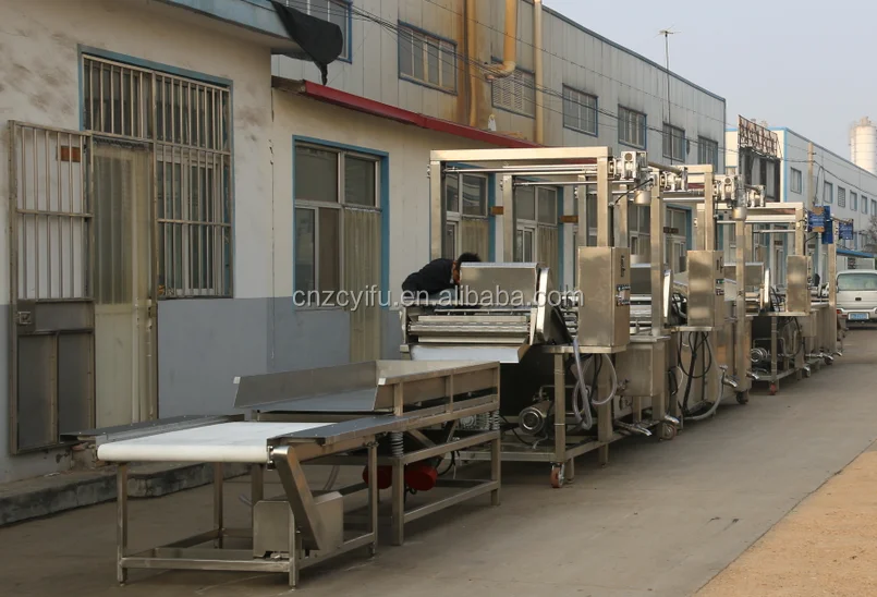 
Automatic cake production line / glutinous rice cake , corn cake , potato cake fryer machine 