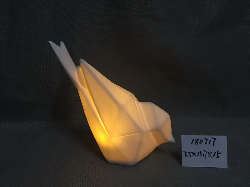 
Ceramic Bird Shape Night Light Bedside Night Lamp Decor Light 
