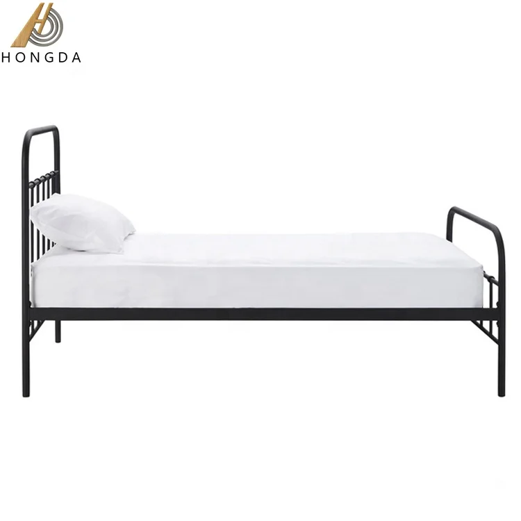 Best Selling Metal Frame Wooden Slats Kids Single Iron Bed Metal Children Bed