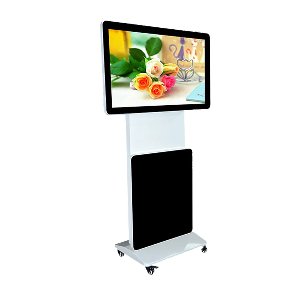 Вращающийся ЖК цифровой киоск для помещений автономный рекламный киоск Wi-Fi цифровой рекламный киоск