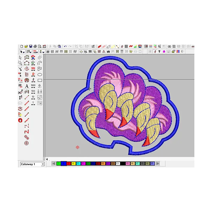 
Fast High-quality Skull For Clothing Custom Self-adhesive Designs Design Personalized Embroidery Patch 