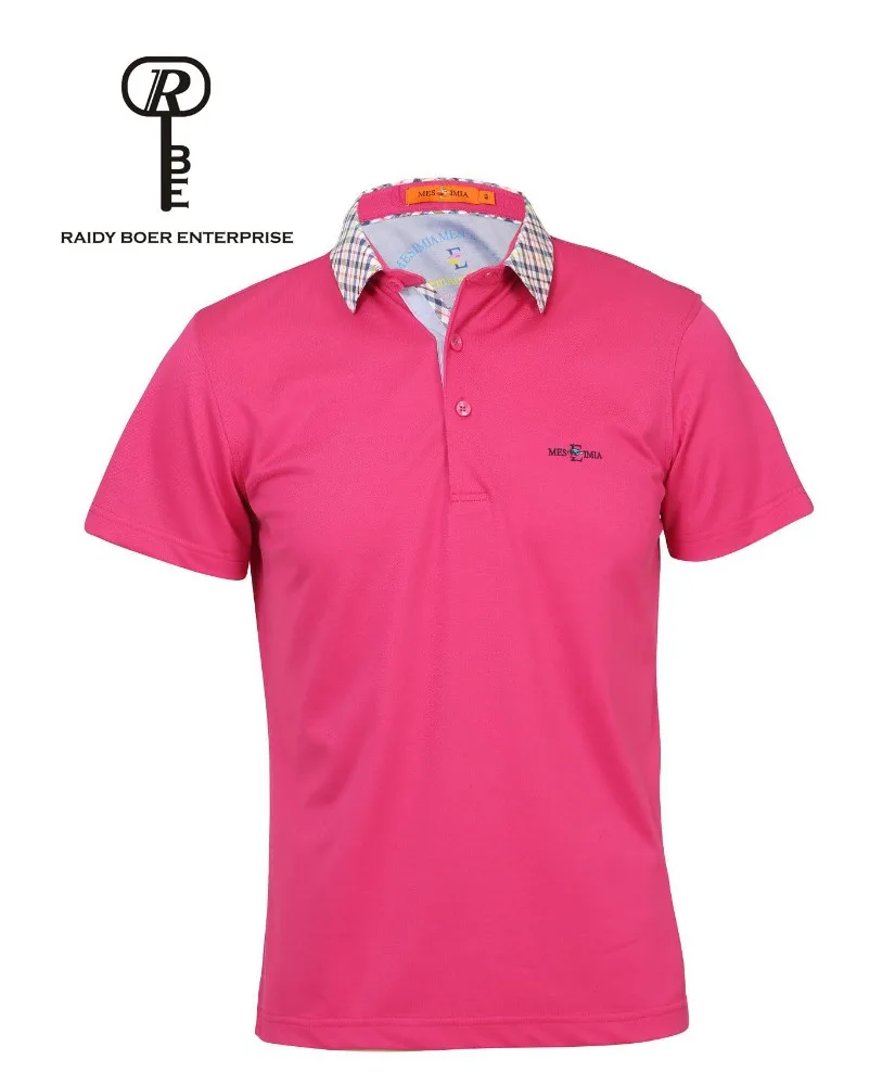 
colorful basic design men solid polo shirt 100% egyptian cotton blank t-shirt 