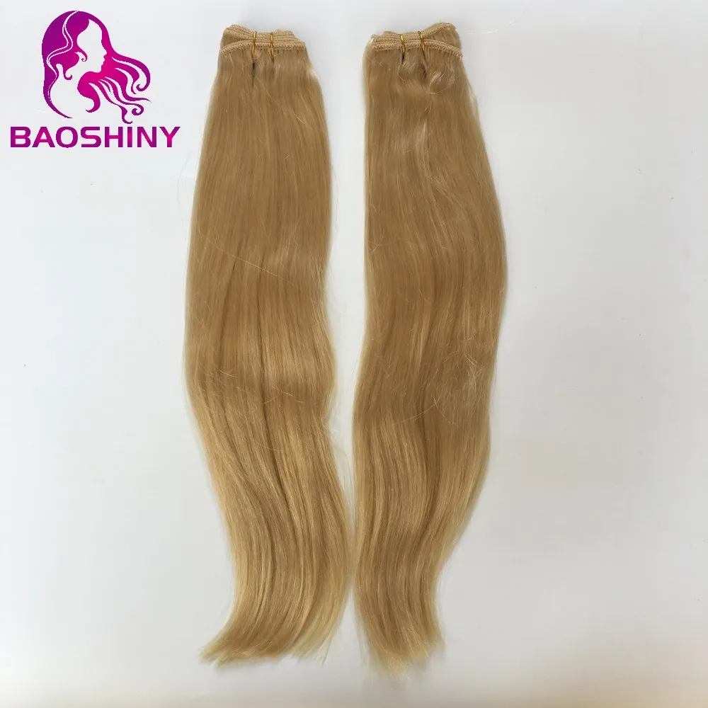 22 Inch Pretty White Hair Weft Human Hair Brazilian Remy Hair Extensions