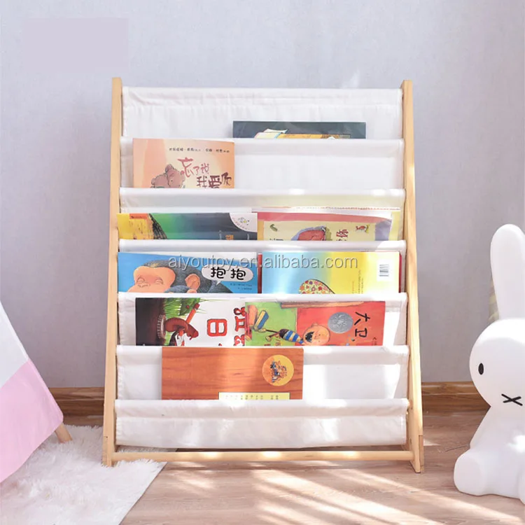 
Kids Shelf Children Bookcase Magazine Rack Bookshelf Children Play Shelf 