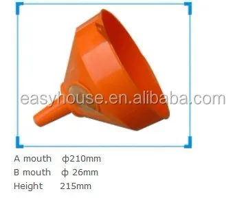 
16cm 21cm 25cm food grade kitchen large square plastic funnel 