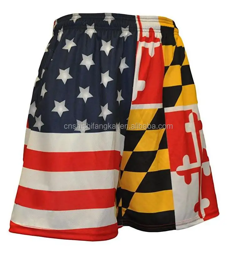 USA maryland flag swim short board shorts beach shorts basketball shorts gym short gym wear yoga short factory