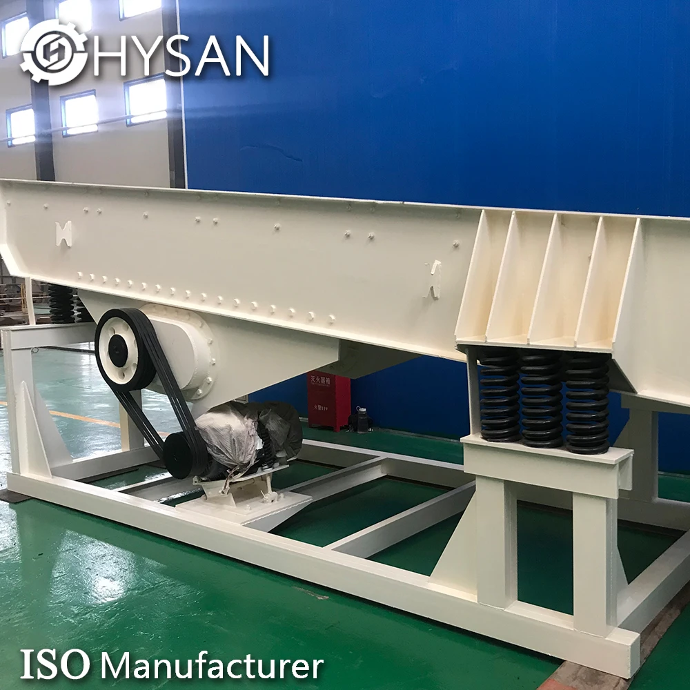 Professional sand making mining vibrating grizzly feeder with ISO