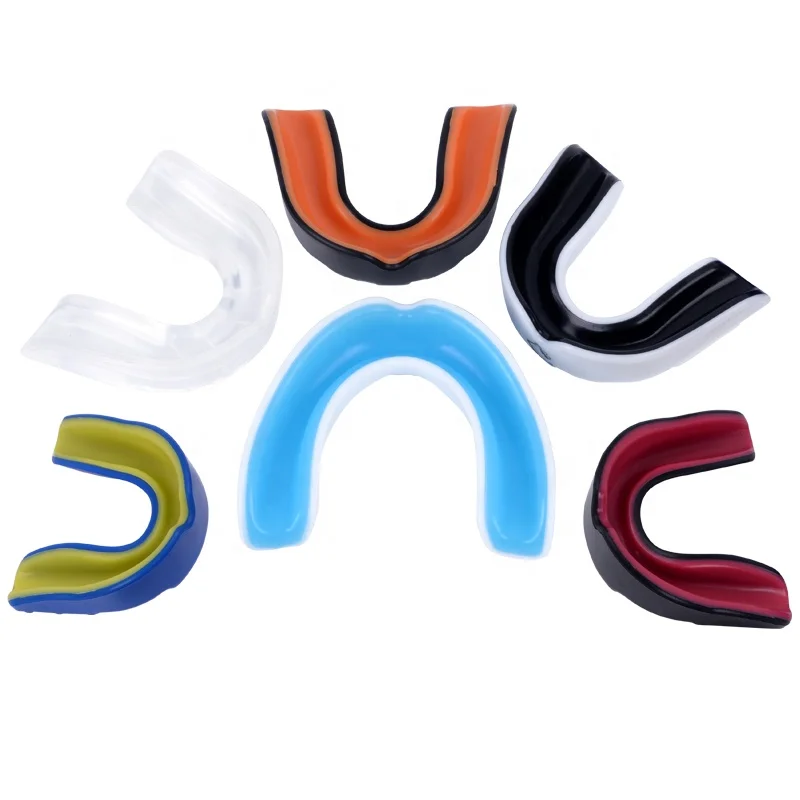 Wholesale Sports Mouth Guard  Rubber Customize Case Teeth Mouth Guards Grinding