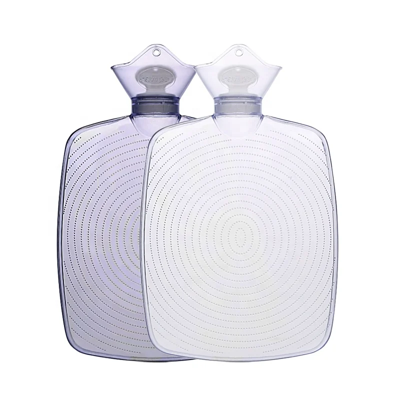 safety material 2l hot water bottle pvc  with cover anti-scald design