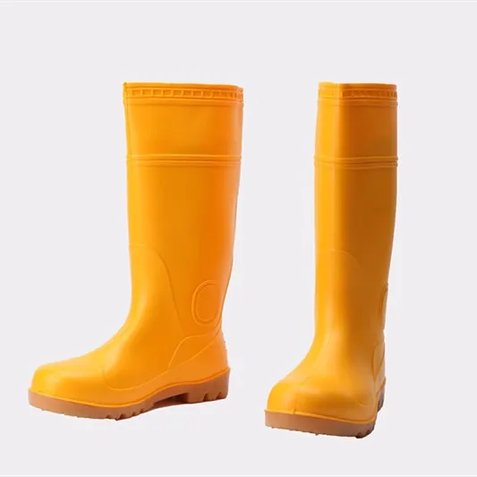 designed unisex agriculture anti-slip steel toe plastic farmer rain safety pvc waterproof gumboots shoes men