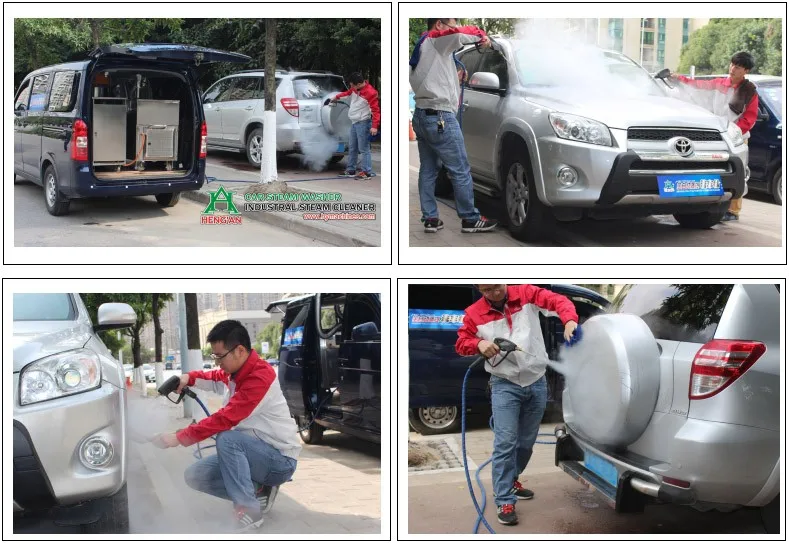 Mobile Steam Car Washer by Motor Tricyle