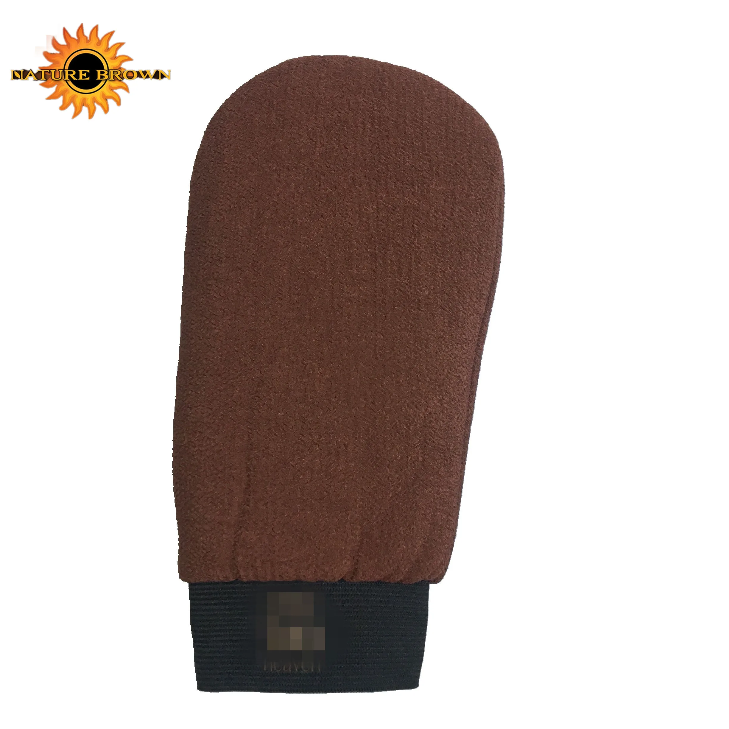New design soft high quality double side self tanning mitt