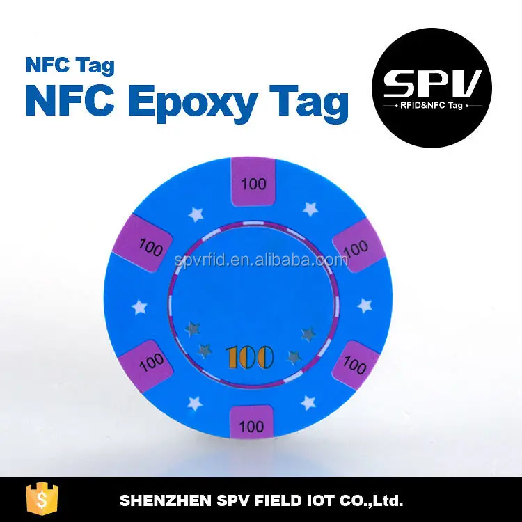 Пригодный для печатания тэг HF NFC Epoxy читает коды QR и URL