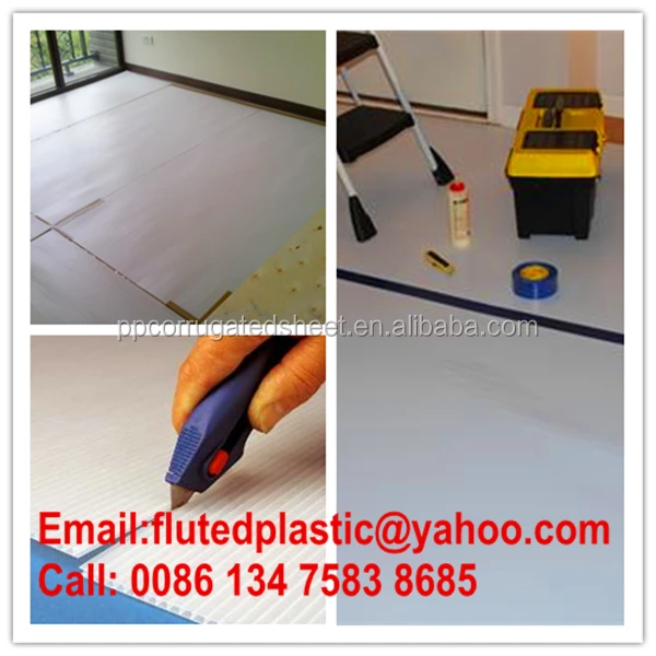 Cordex Floor Protection Sheet/Correx floor covering sheet
