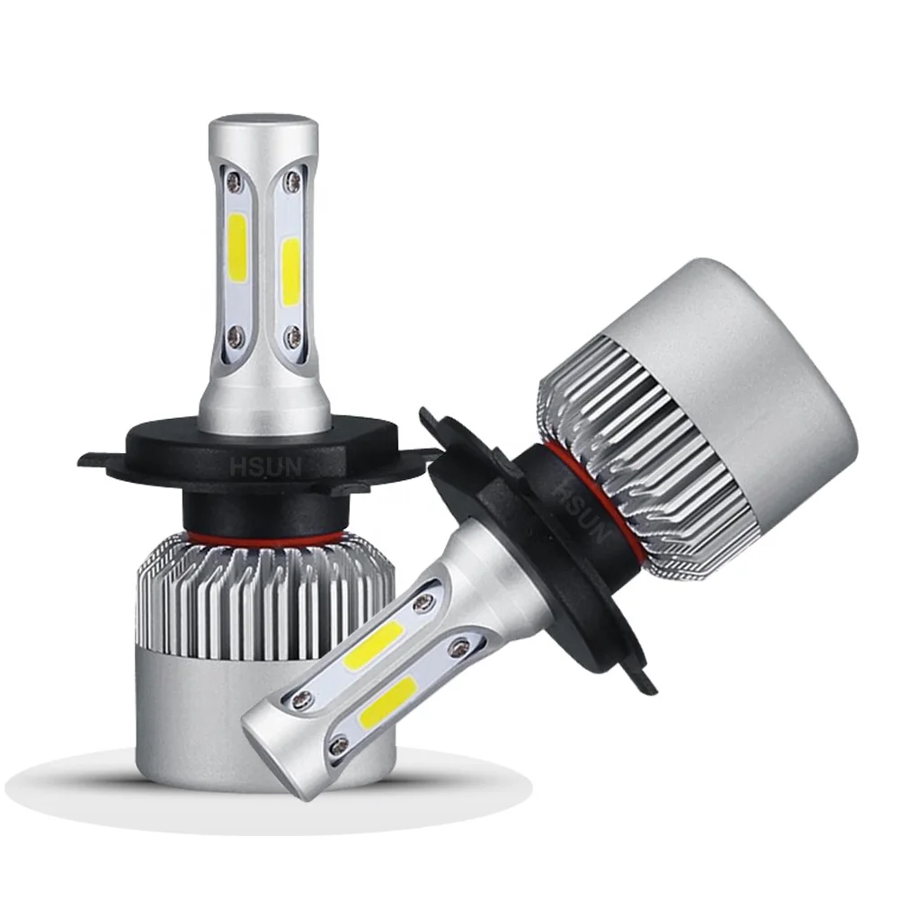 
Best Price Auto Parts 50w 6000LM 6000k Car H1 H3 H4 H7 H11 H13 H15 H16 LED Headlight Bulb H4 LED 