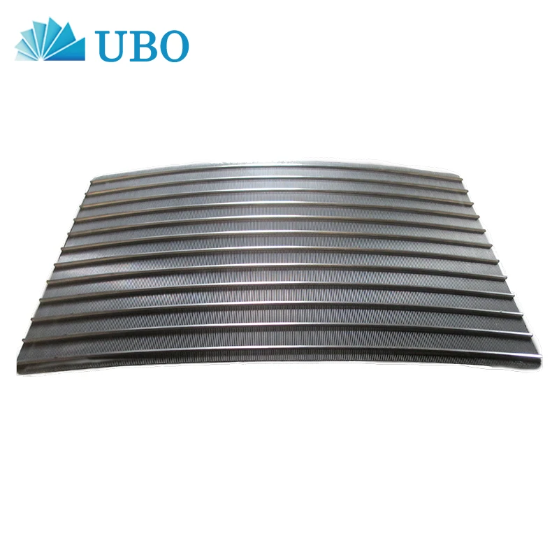 
Wedge Wire Welded Parabolic Curve Screen Panel filter for Water Treatment 