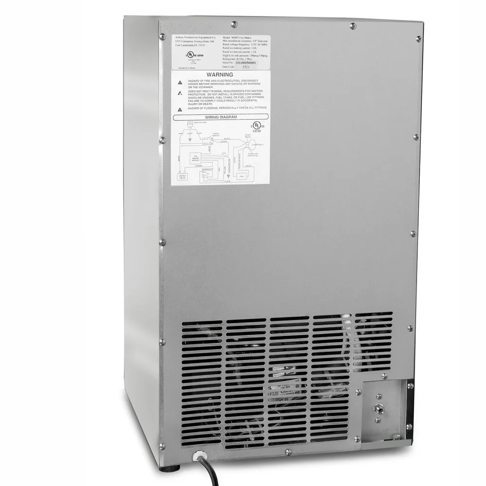 compact marine/outdoor/indoor ice maker with CE CB UL CUL