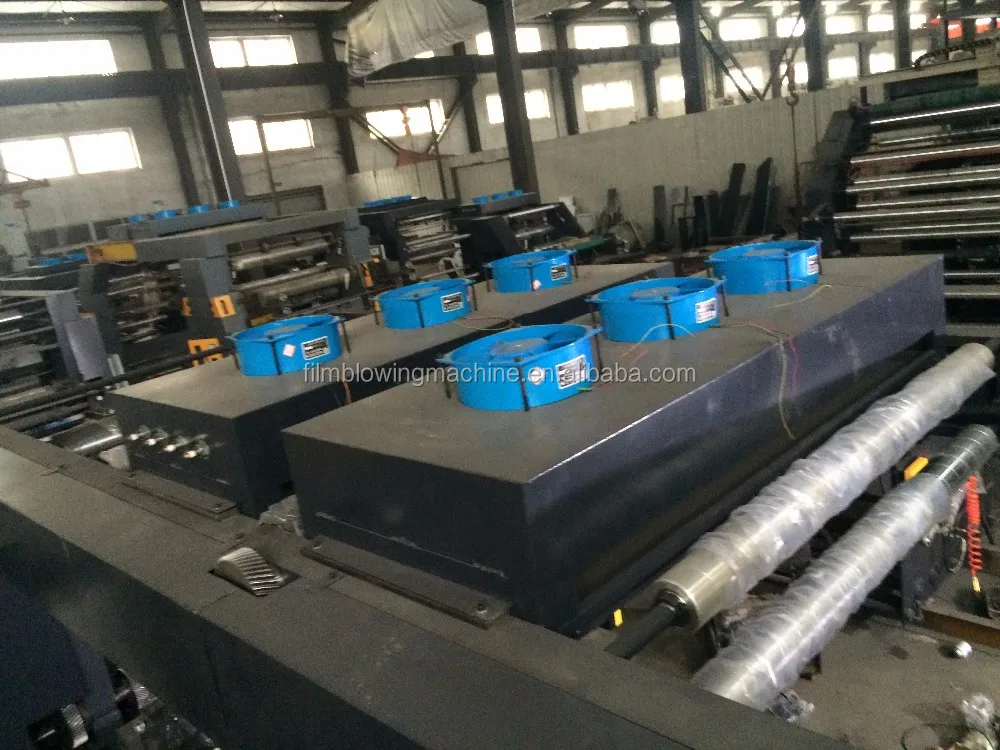 China automatic small plastic film 2 color printing machine for woven bag