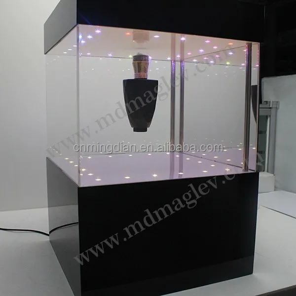 Магнитная плавающая подставка для флакона парфюма, Светодиодный светящийся рекламный стенд для флакона парфюма