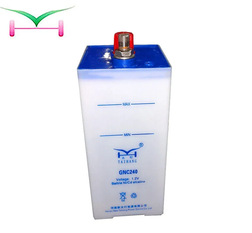 1.2V400 Ah Pocket Type Nickel Cadmium Battery 400AH Ni-Cd Battery bank 110V 220V for UPS Power Station