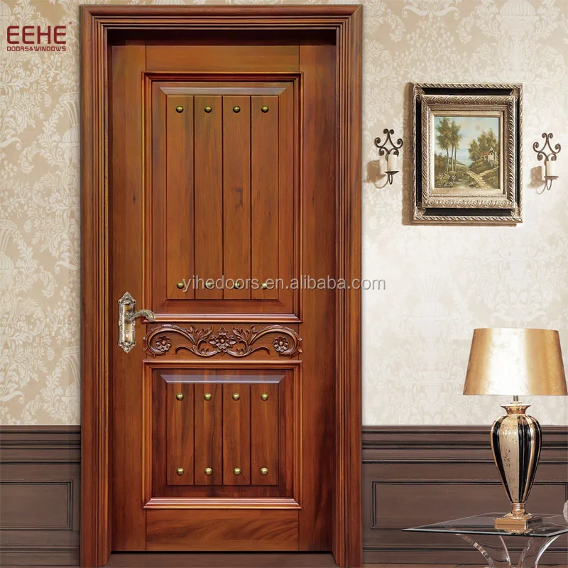 
Barn door hardware solid wooden door Malaysia in high quality 